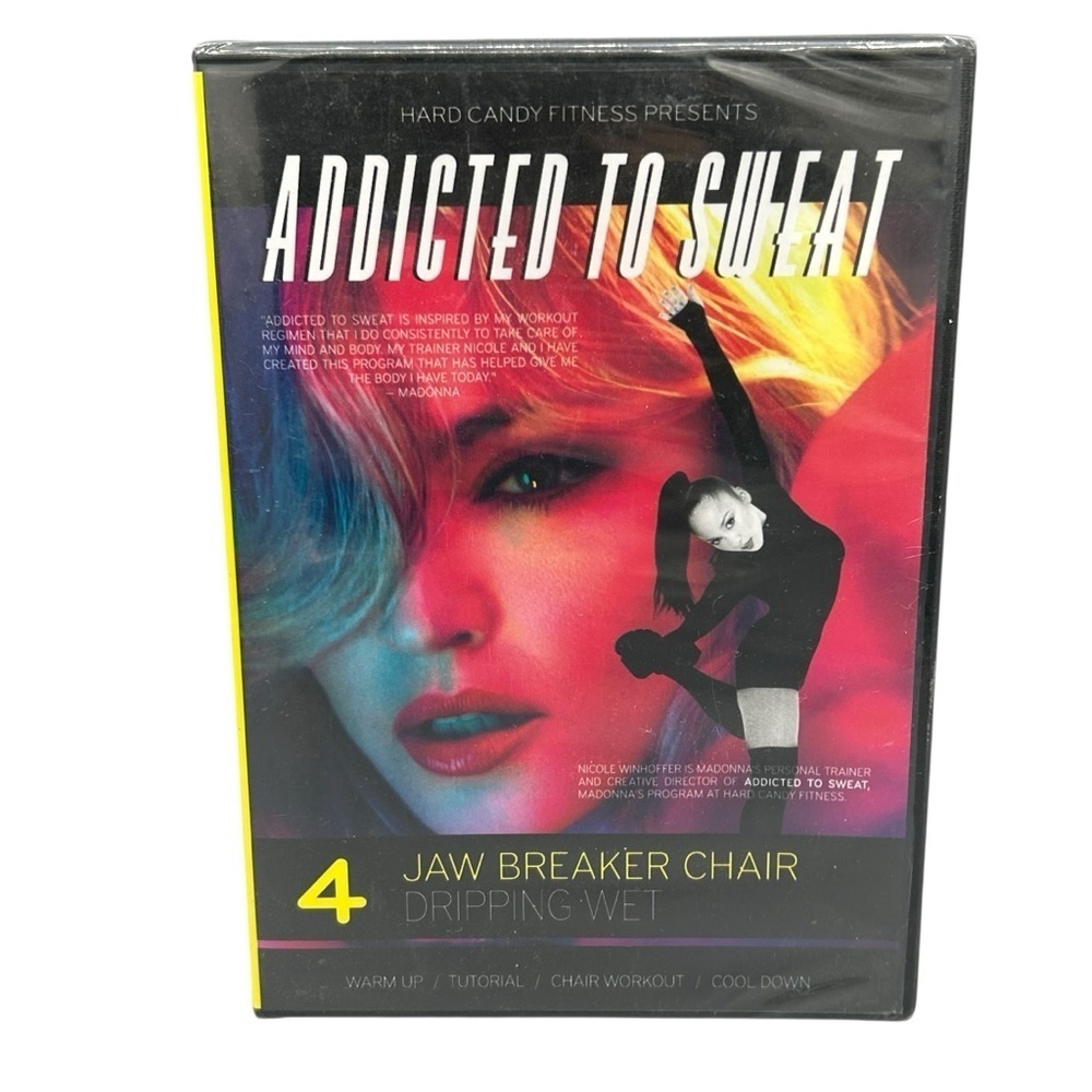 Addicted to Sweat #4 Jaw Breaker Chair Dripping Wet DVD Madonna Workout